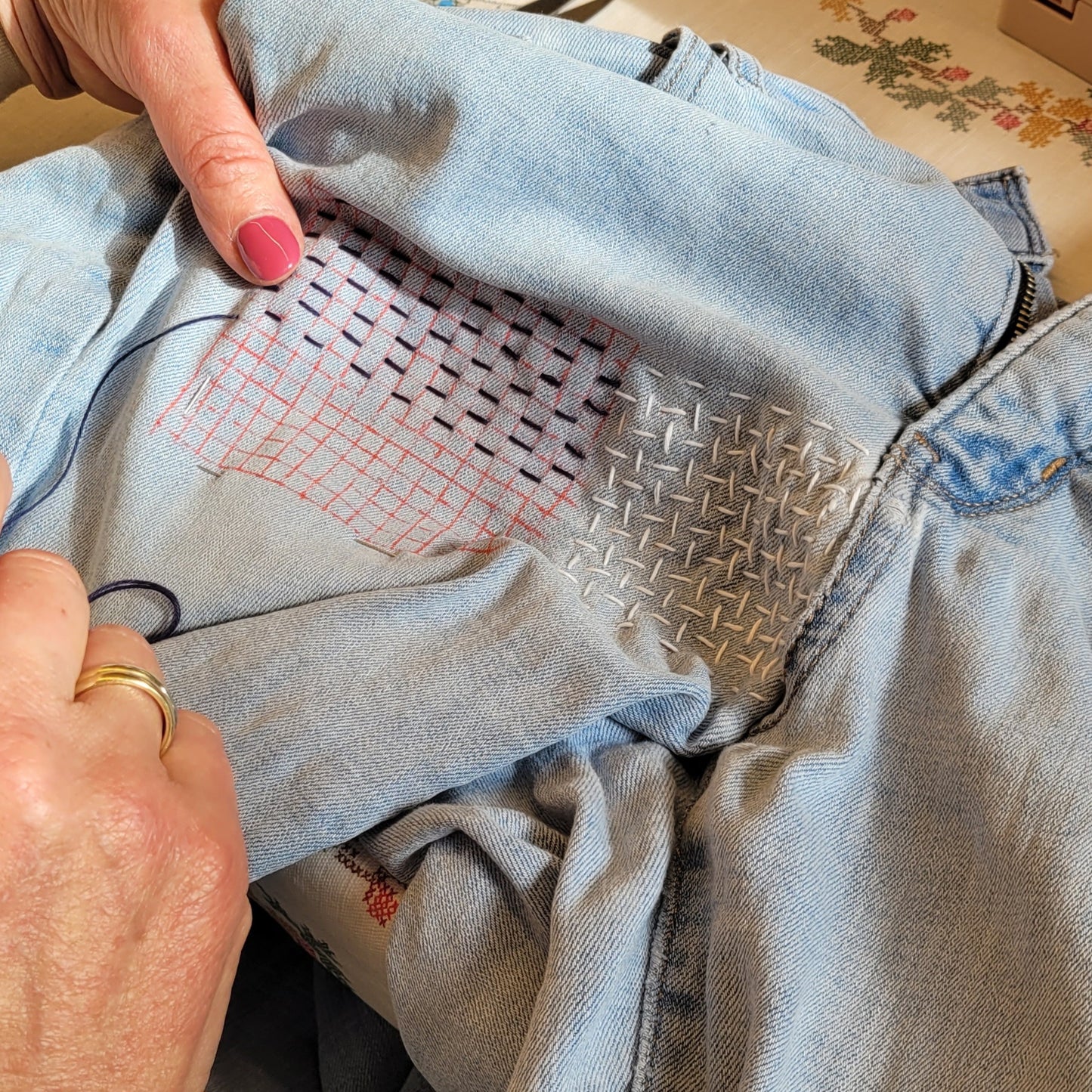 Mendful Sashiko Denim