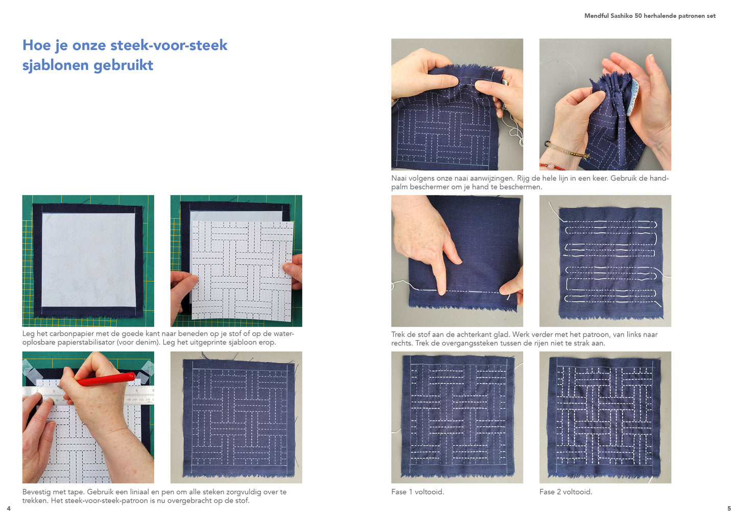 Mendful Sashiko 50 Repeat Patterns Set